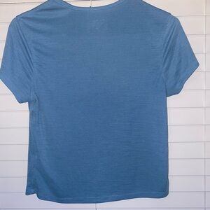 Athleta Blue Short Sleeve Tee